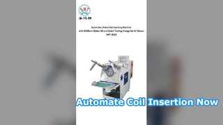 Máquina automática de inserción de bobinas para motores