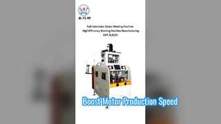 Máquina automática de bobinado de estator de alta velocidad para motores